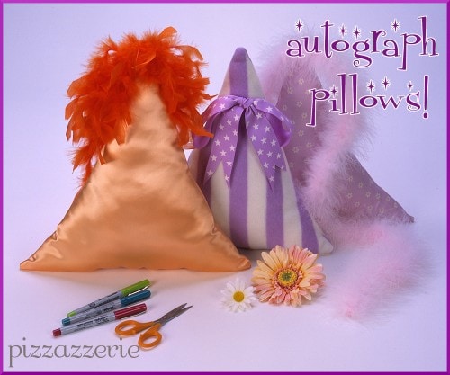 Teens Birthday Autograph Pillow Teen's Autograph Pillow