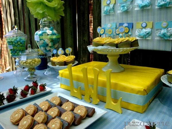 Baby Boy Shower Table