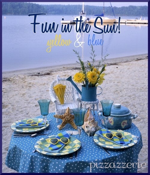Beach Fun in the Sun Table