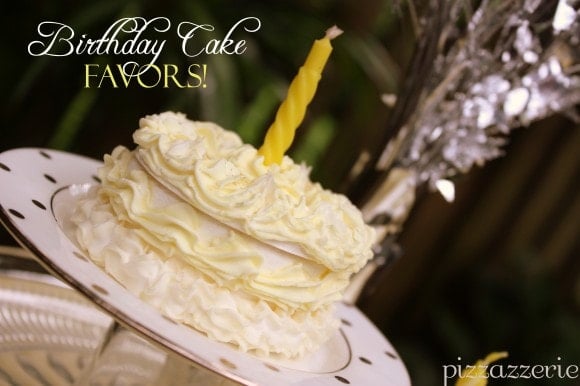 Mini Birthday Cake Favors