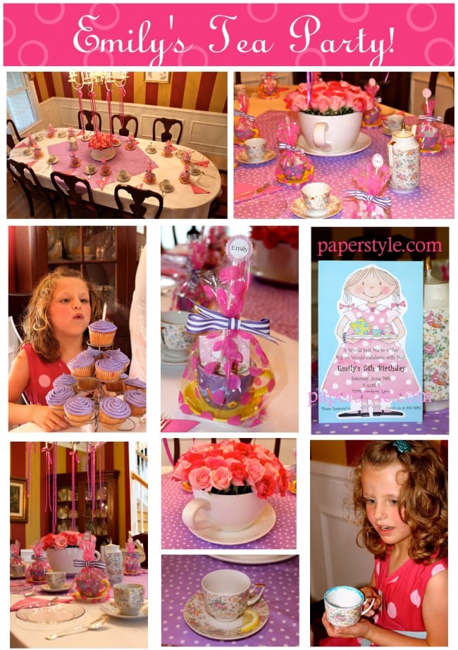 Little Girl's Tea Party