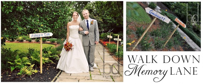 WalkDownMemoryLane Walk Down Memory Lane Wedding