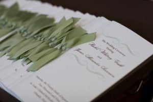Green Wedding Programs