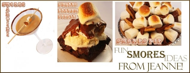 Smore Recipes from Jeanne Benedict