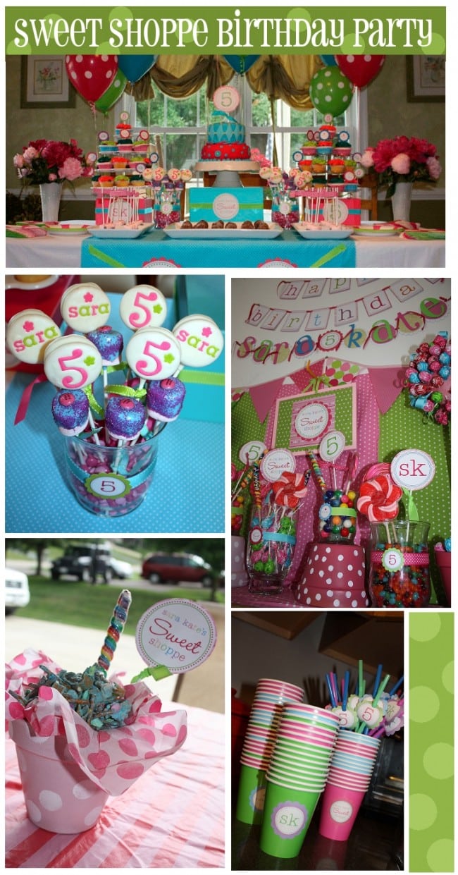 Sweet Shoppe 5th Birthday Party