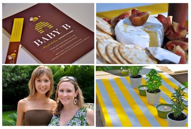 bumble bee baby shower pictures