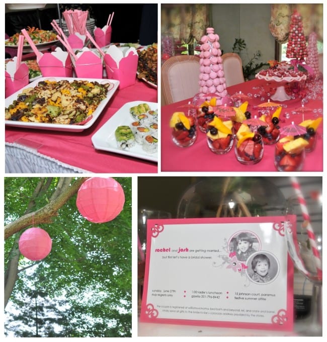 pink bridal shower pictures