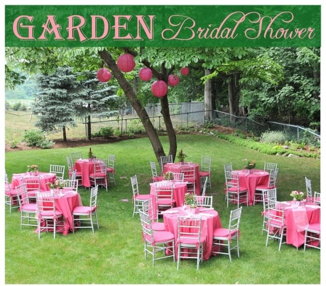 Pink Garden Bridal Shower