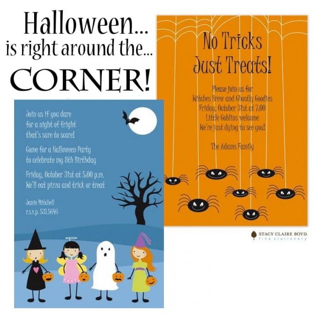 Halloween Party Invitations from Busy Bee Paperie