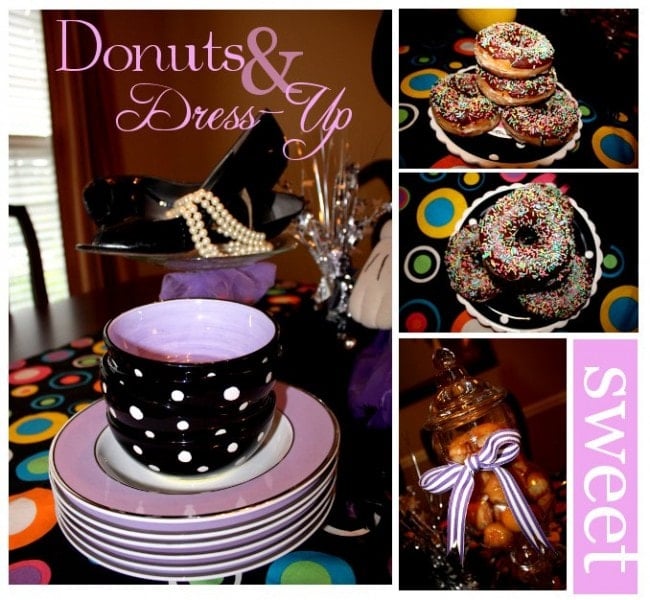 donuts and dress up party 