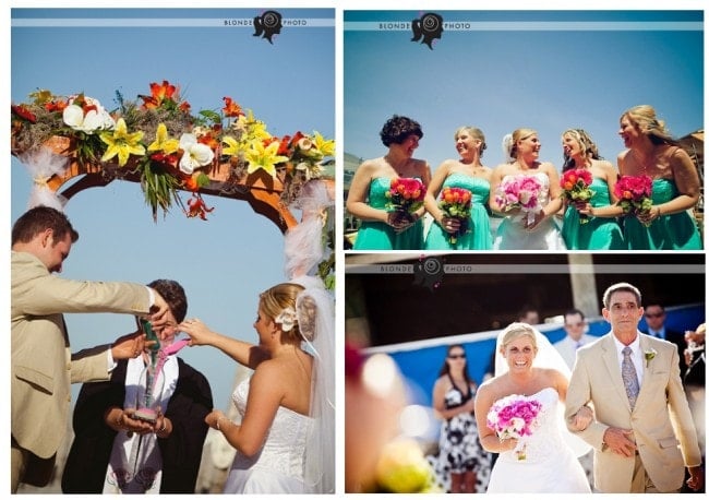 sea shore sand wedding ceremony