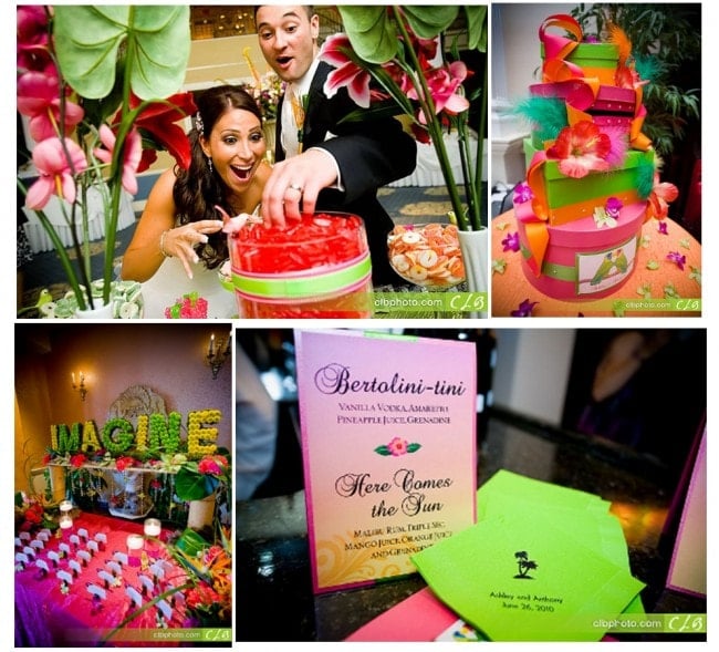 tropical wedding