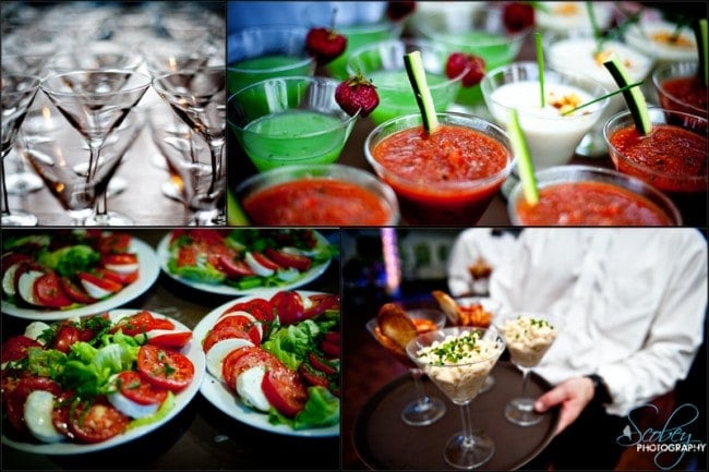 wedding fancy food pictures