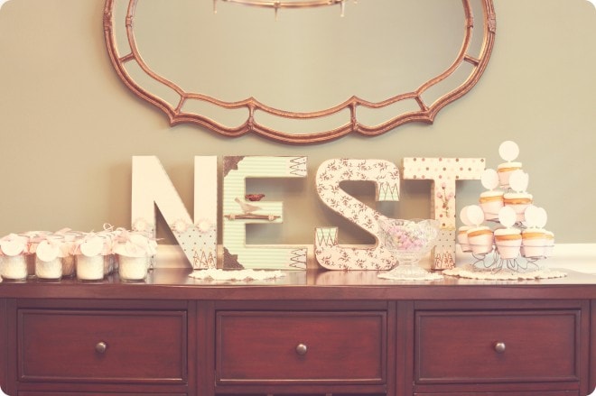 nesting baby shower
