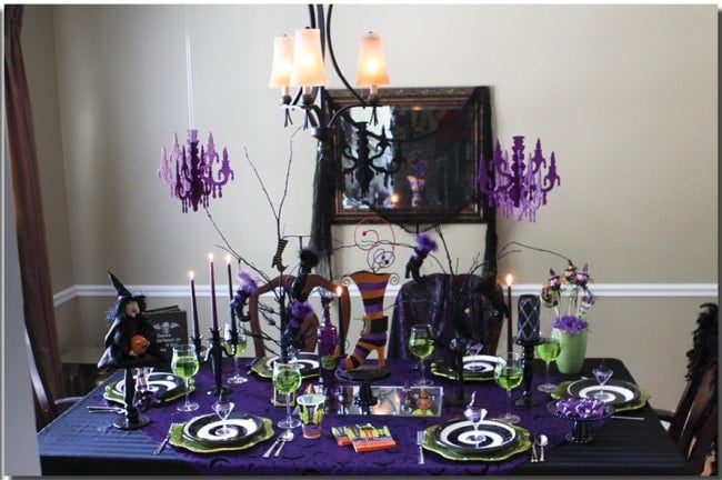 Witches Halloween Dinner Party Pictures