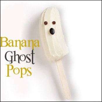 banana ghost pops
