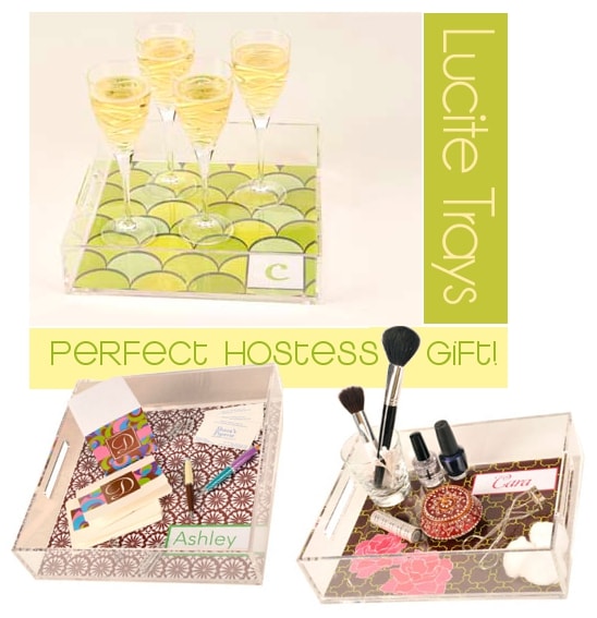 reversible lucite trays