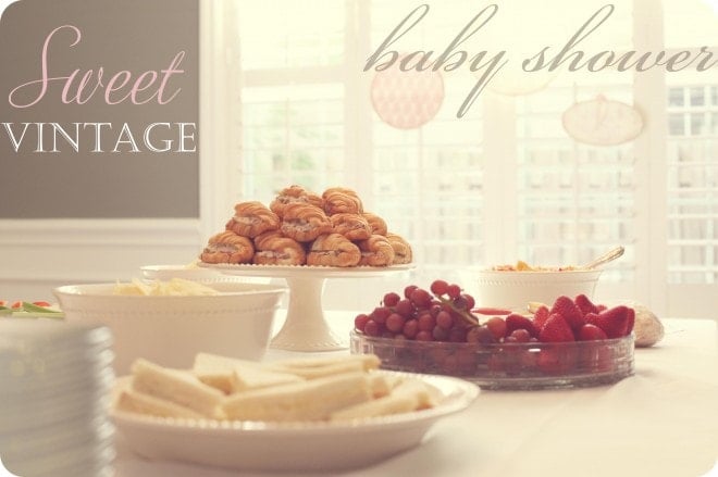 Susan Gentile Photography of Sweet Vintage Nest Baby Shower