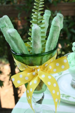green candy
