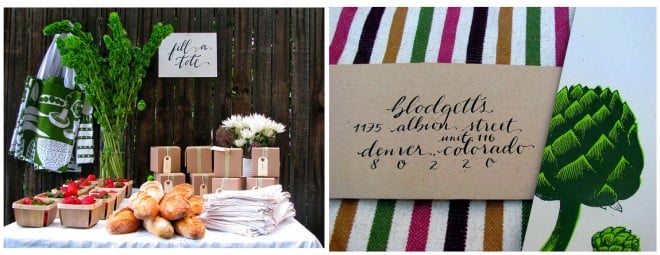 fall party artichoke table design