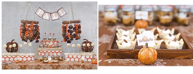 pumpkin fall tablescape party design