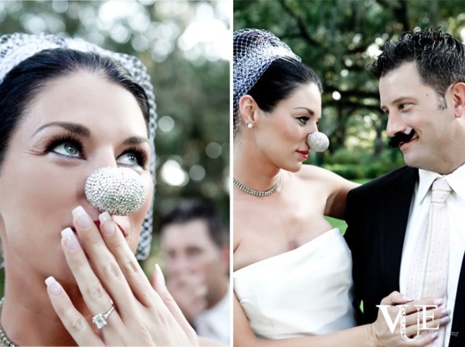 circus themed silver gold wedding