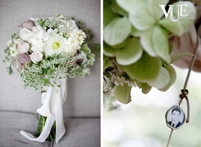 wedding bouquet locket