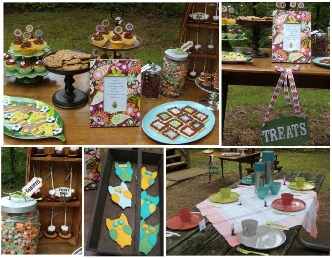 camp out theme party