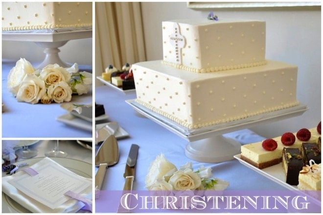 christening baptism cake