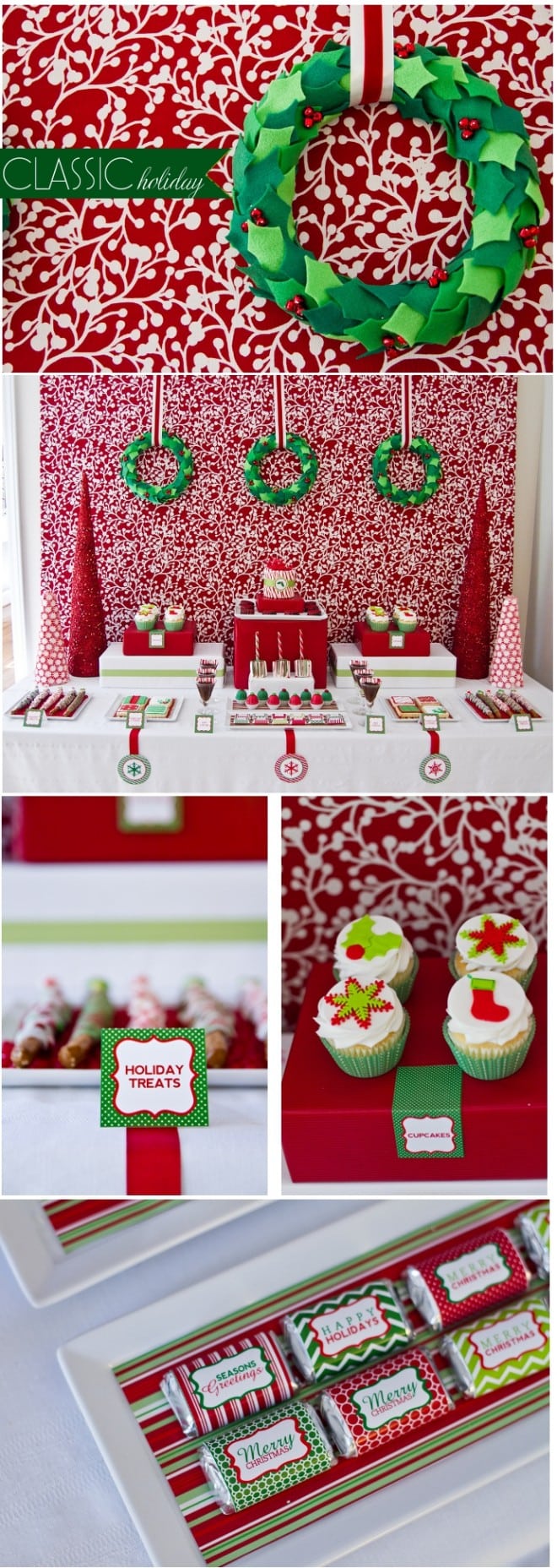 classic red and green holiday party from anders ruff