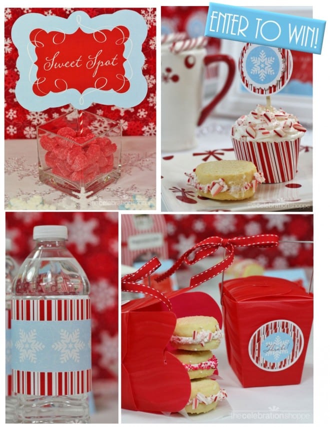 mod candy cane holiday party collection
