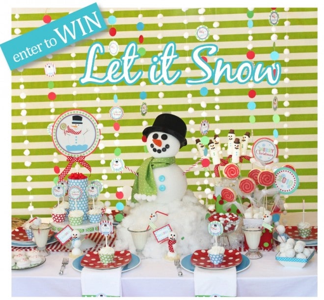 let it snow holiday children's party