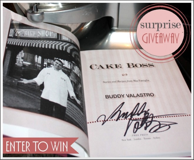 cake boss book giveaway