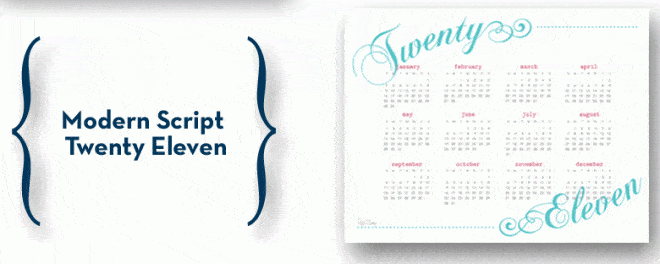 free printable 2011 calendar