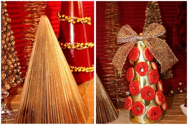 christmas magazine doughnut trees