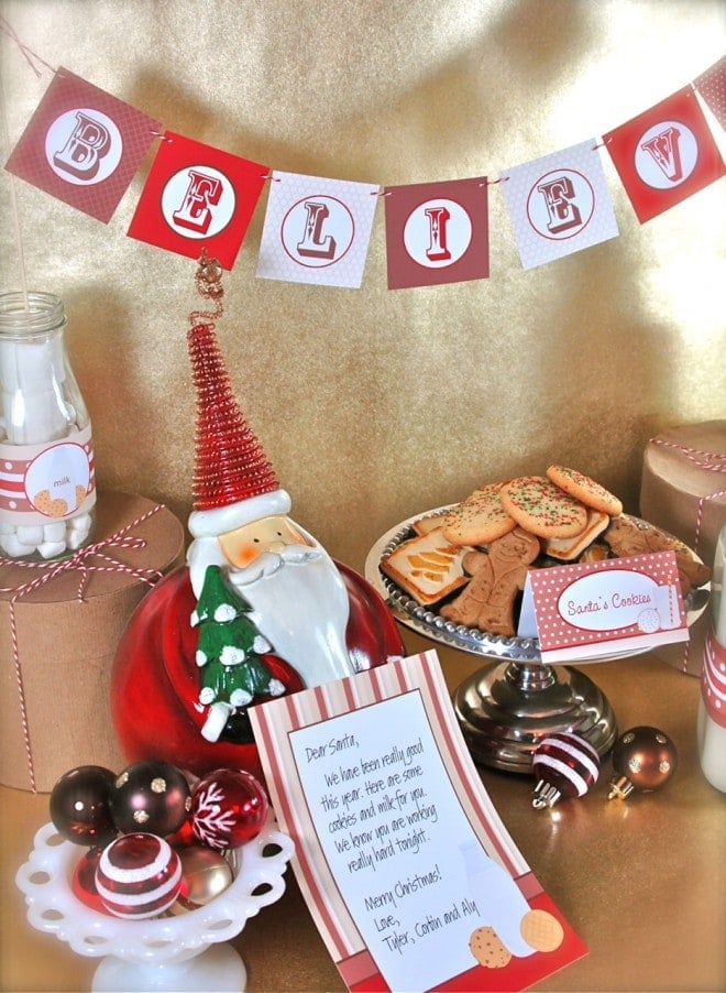 santa's milk cookies