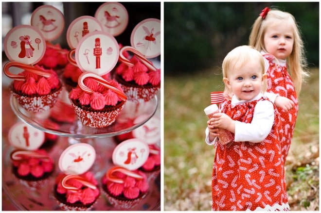 peppermint cupcakes christmas girls