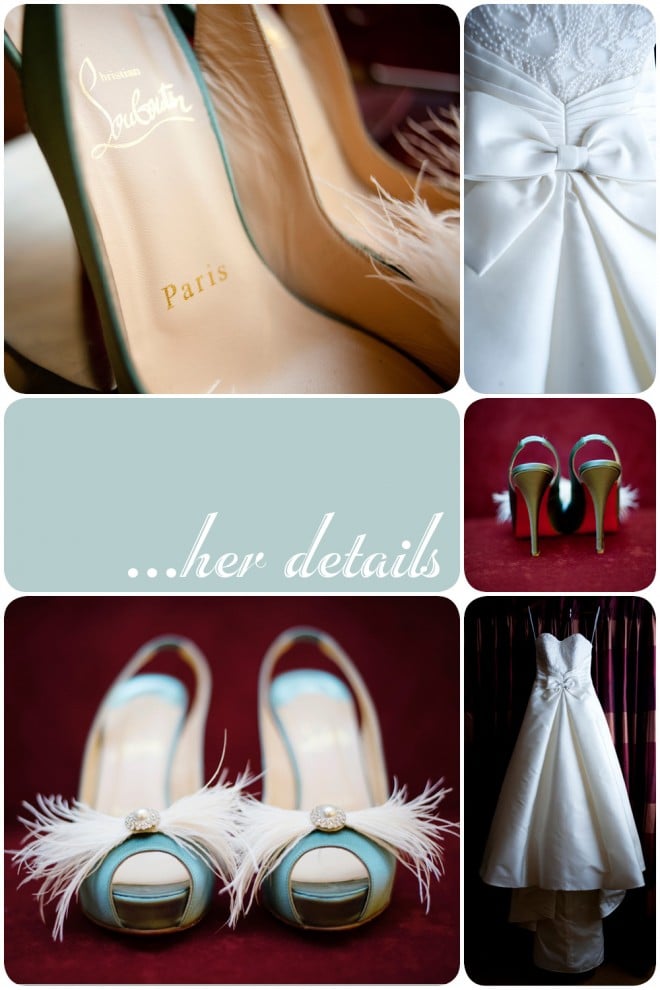 light blue wedding shoes