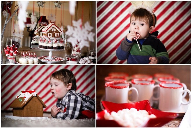 gingerbread house decorate party