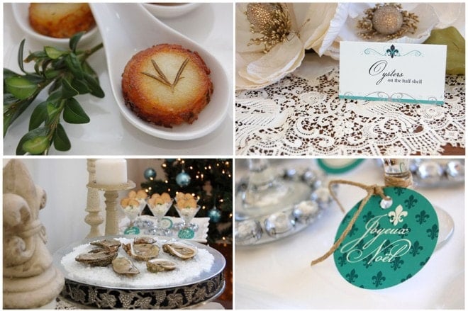 holiday appetizer table