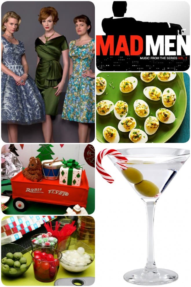 mad men inspired retro christmas party