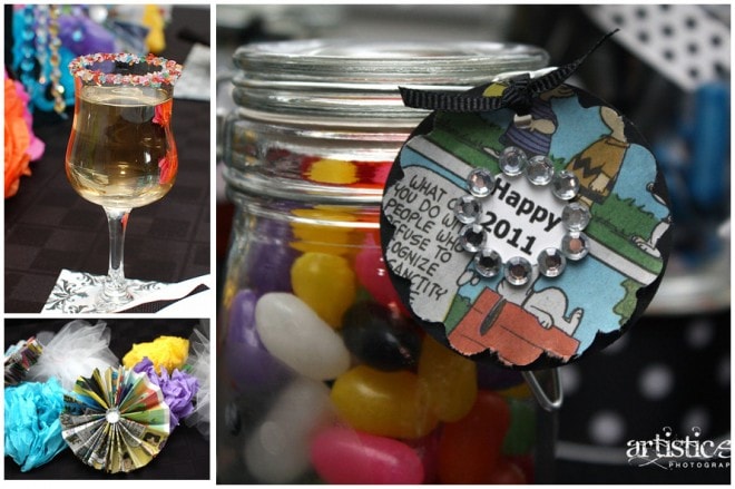 new years candy table