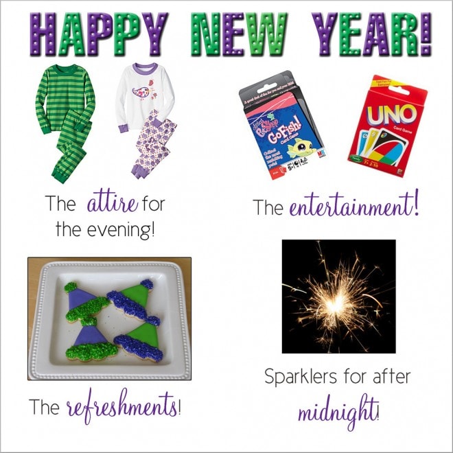 new years kids party pack