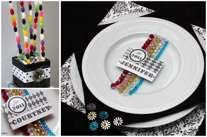new year's children's place setting