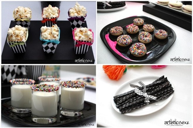 new years children's party ideas menu