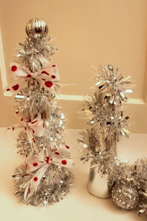 bows garland trees