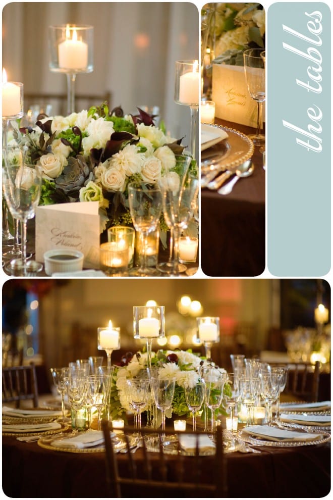 wedding table details