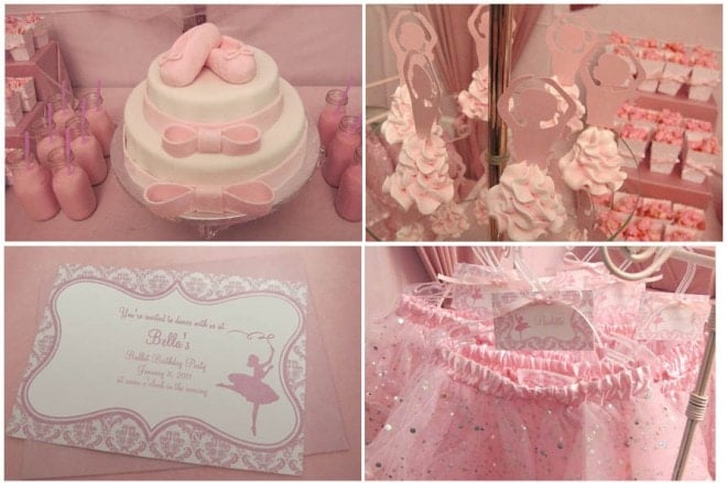 ballerina birthday party for little girl
