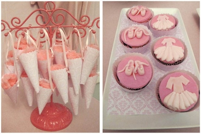 ballerina cupcakes