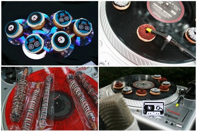 music birthday party desserts